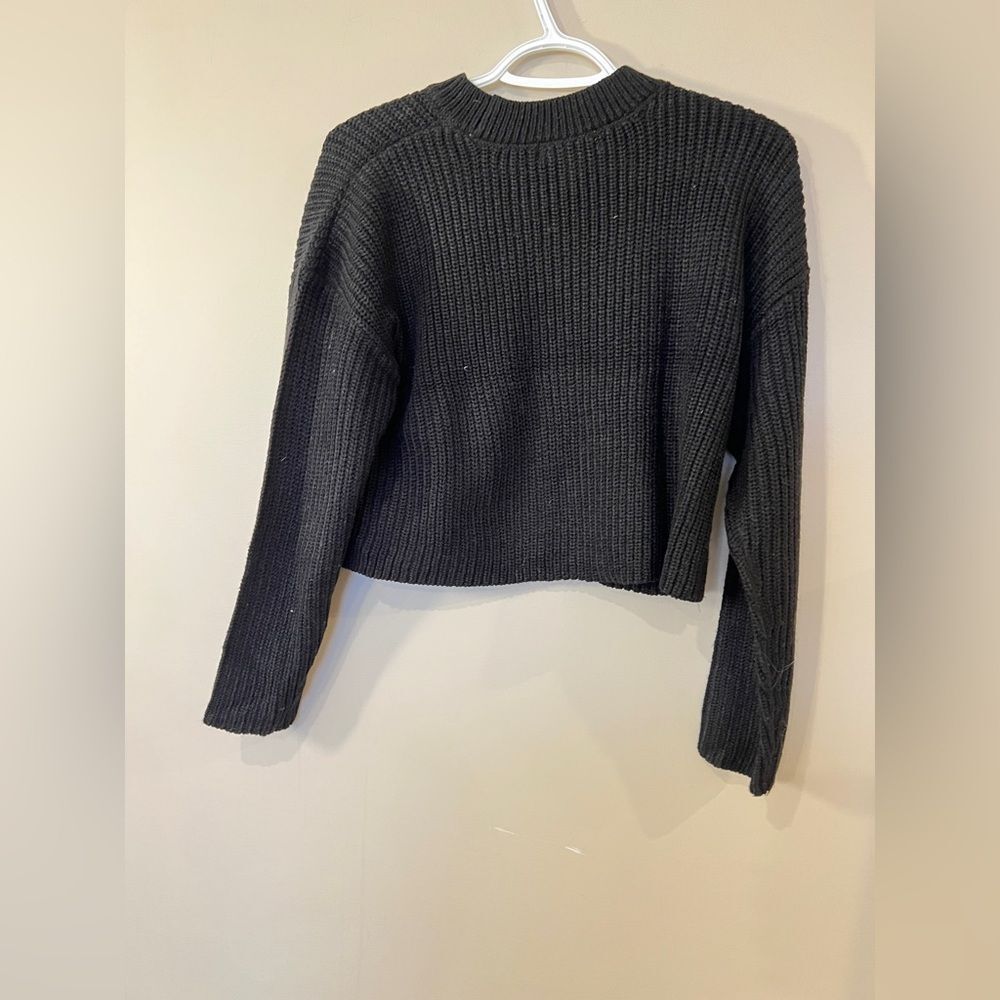 Refuge Charcoal Knit Sweater - Picture 2 of 3